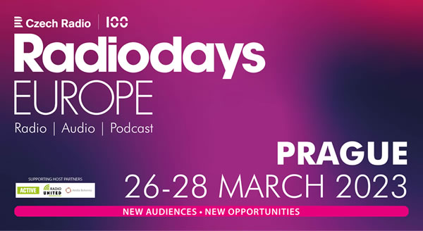 RadioDays Europe Prague 2023 banner