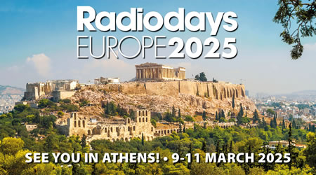 RadioDays Europe Athens 2025 banner