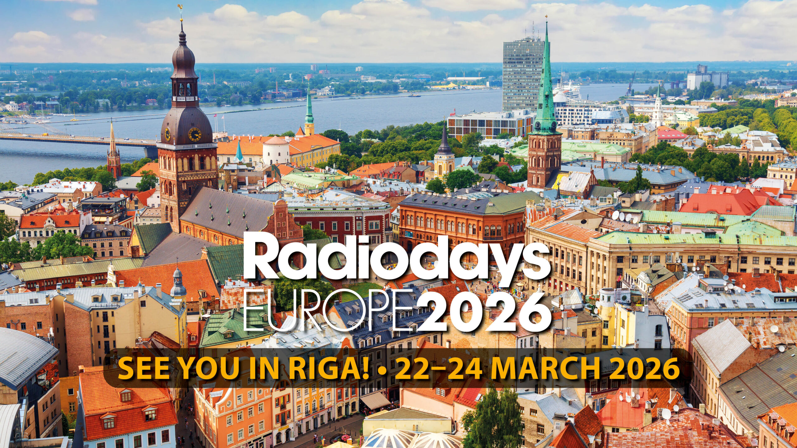 RadioDays Europe Riga 2026 banner